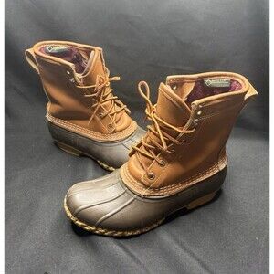 Women’s LL Bean Boots Gore-Tex Thinsulate Insulated Size 9 Leather Duck USA Made
